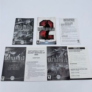 Battlefield PC Manual & Install Guide Lot